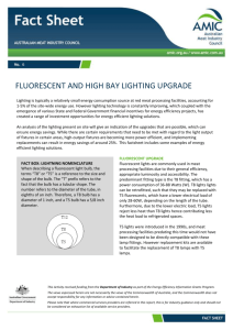 Fluorescent & High Bay Lighting Upgrade