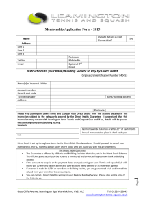 Membership Application Form - 2015