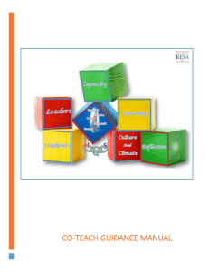 Co-Teaching Guidance Manual