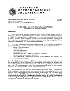 CMC55 Doc 10 - Caribbean Meteorological Organization