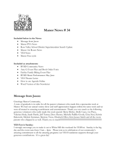 Manor News #34 - Ross Valley School District