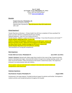Sample resume - College of Public Health