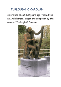 Click here to see my project on Turlough O Carolan!