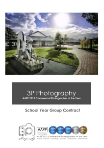 School Photography Booking Form - Professional Photographers