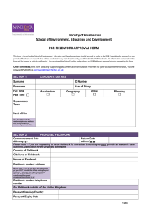 Fieldwork Approval form 2013-2014 SEED
