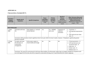 APPENDIX S4 Characteristics of included RCTs Procedure