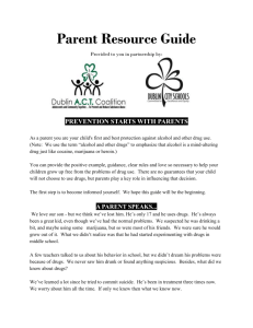 Parent Resource Guide - Dublin ACT Coalition