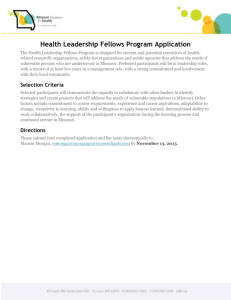 Health Leadership Fellows Program Application