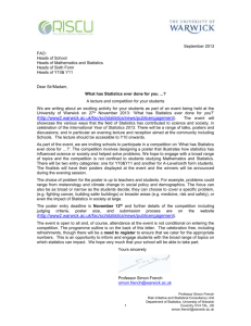 copy of the letter - University of Warwick