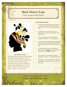 Black History Expo - North Augusta High School