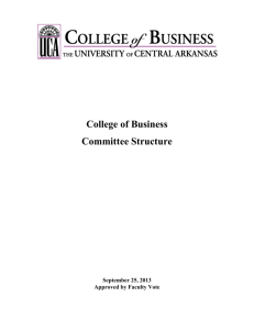 COB Committee Structure