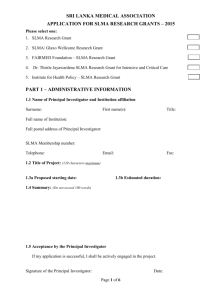 to Application Form - The Sri Lanka Medical Association