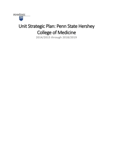 Penn State Hershey College of Medicine Strategic Plan