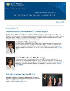 Spring 2013 - University of Rochester Medical Center