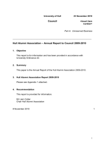 Item 6 a (ii) HAA Report to Council 2009-10