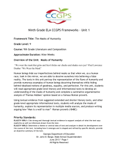 Grade 9 ELA CCGPS Frameworks Unit 1