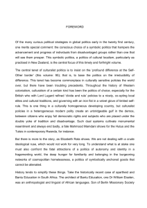 FOREWORD Of the many curious political strategies in global
