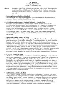 LAC Minutes – May 19, 2009 Page 2