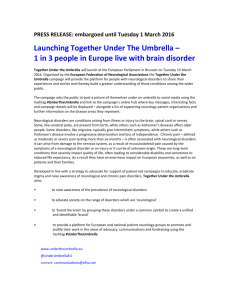 draft press release - Under the Umbrella