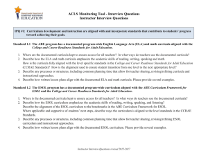 Monitoring ACLS Instructor Interview Questions 2015-2017