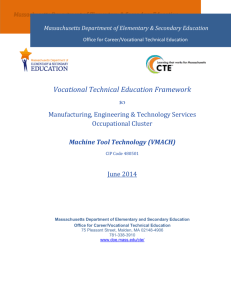 VTE Framework: Machine Tool Technology