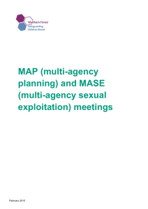 and MASE (multi-agency sexual exploitation)