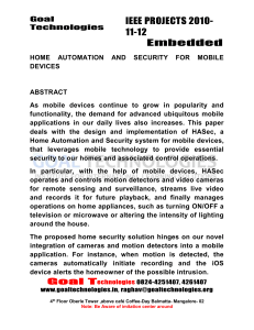 2011-12 IEEE Embedded system Project Abstracts