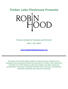 The Real Robin Hood - Timber Lake Playhouse