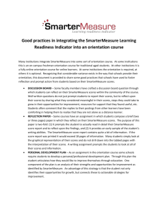 Good practices in integrating the SmarterMeasure Learning