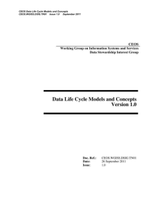 Data Lifecycle Models and Concepts v8 - wgiss