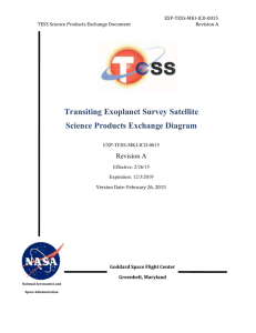 TESS Science Product Exchange Diagram