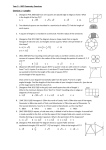 Worksheet: Year 9 - IMC Geometry Worksheets