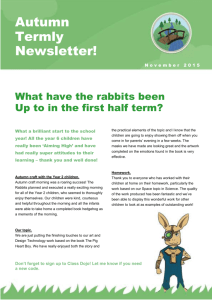 Rabbits newsletter Nov 2015