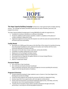 The Hope Capacity Building Campaign
