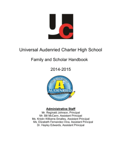 Family and Scholar Handbook