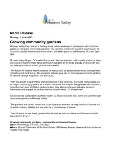 Growing community gardens