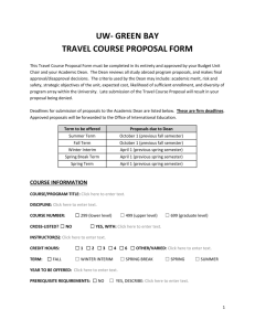 travel information - University of Wisconsin