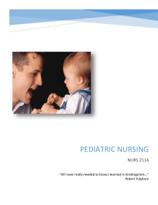 Pediatric Nursing - Portal