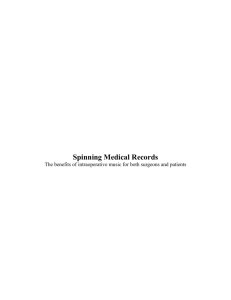 Spinning Medical Records - The Humanities Super Seminar