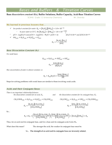 Buffer Solutions - mrdvorsky - Grade 12 University Chemistry