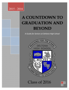A COUNTDOWN TO GRADUATION AND BEYOND