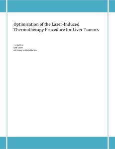 Optimization of the Laser-Induced Thermotherapy