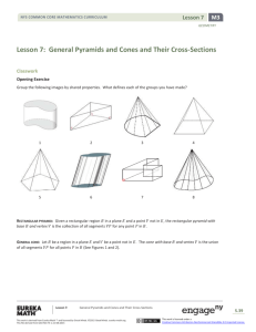 Geometry Module 3, Topic B, Lesson 7: Student Version