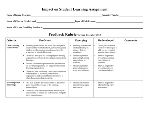 Formative Assessment Guide