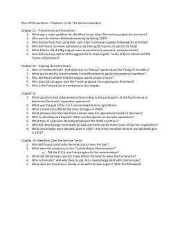 treaty of versailles