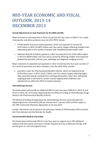 The price amendments from 1 December 2013 include