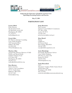 participant list - Georgetown University Law Center