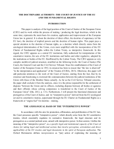 Doctrinaire authority of the CJEU - Copy