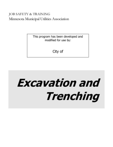 Excavation and Trenching - League of Minnesota Cities