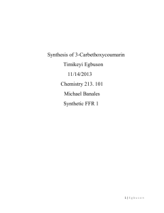 Synthesis of 3-Carbethoxycoumarin